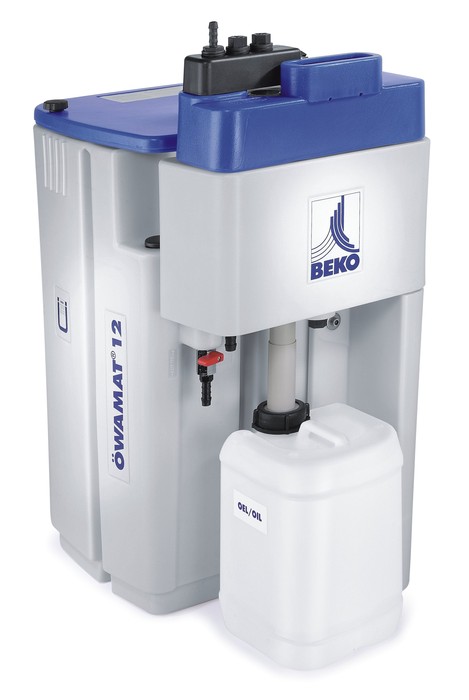Сепаратор вода-олива Beko з пресепаратором Owamat 12, для компресора продуктивністю 7,3 м3/хв