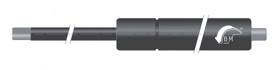 фото Газовая пружина толкающая 8/18 с резьбой M6 150N, ход 100 мм, длина 245 мм | Pneumat, ST 100 150N V D8 1