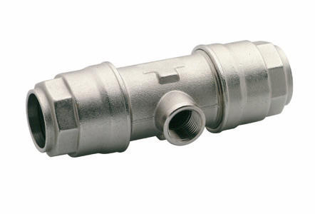 фото Трійник редукційний Fi-63 1’’ NPTF, sys. Infninity Aluminium, 90237 63-1AL 1