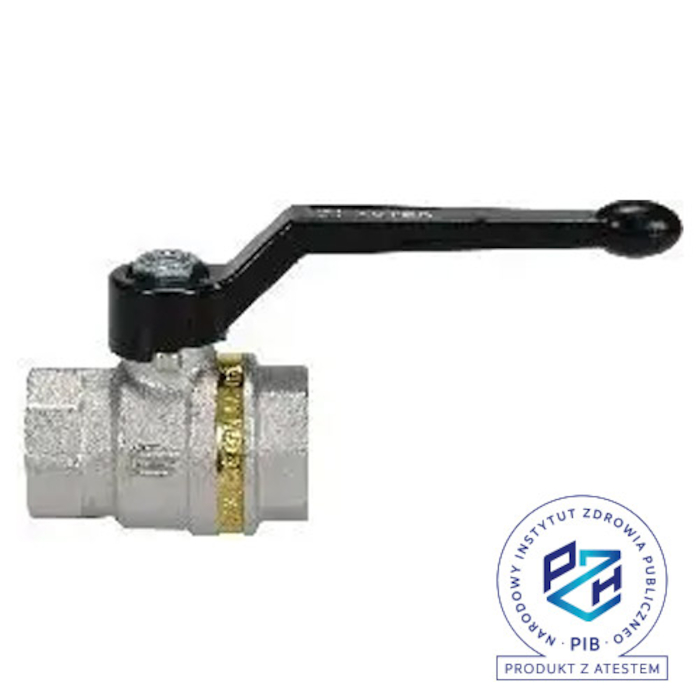 фото Кран кульовий ECONO G1/4 РВ, PN25 латунь нікельована, PTFE | EFFEBI, 334.02-EF 1